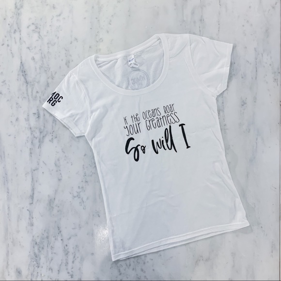 If the Oceans Roar Your Greatness Christian Tshirt - Picture 6 of 11